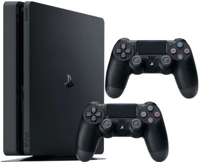 Ps4 slim 1Tb 2 джойстика с коробкой и документами