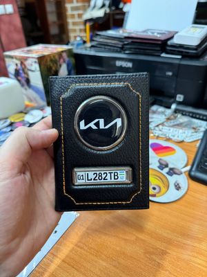 Обложка для документов и брелок с гос номером от Kupipodarok.uz