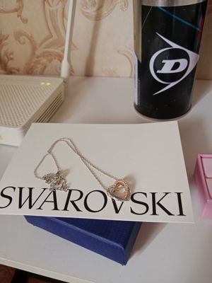 Swarovski цепочка (золото и серебро) и кольцо 17,5