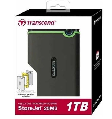 Внешний жесткий диск HHD "Transcend" 1TB (1000 GB)