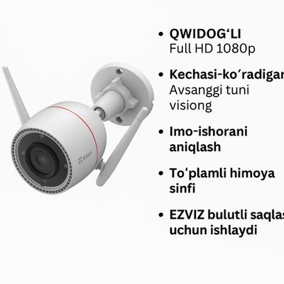 Ezviz h3c dastavkasi bilan