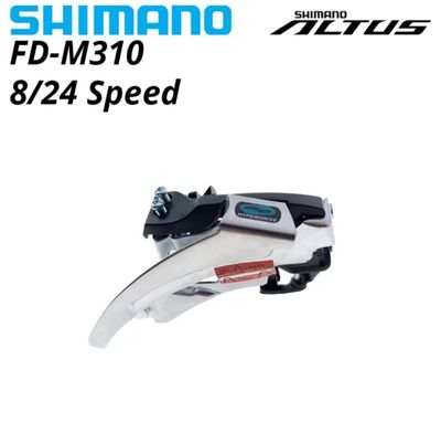 Передний переключатель Shimano Altus FD M310 3*8 , 34.9mm.