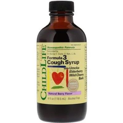 Сироп от кашля, Cough Syrup, ChildLife, ягодный вкус, без спирта, 118.