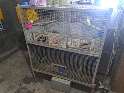 Клетка для птиц б/у.