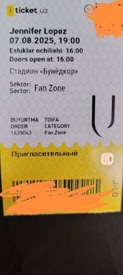 Jennifer Lopez konsertiga
