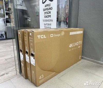 Телевизор Tcl 43,55,65,85 Cо склада Smart Tv 4K LED Доставка бесплатн