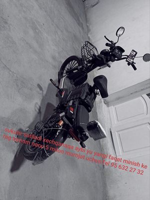 Skutr sotiladi elektron zapas 60 70 km yuradi