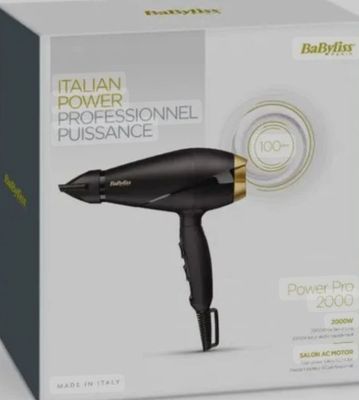 Фен Babyliss 6704E Power Pro 2000 Вт — черный/золото