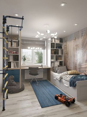 Interyer dizayn, rabochka, render, arzon narx - sifatli dizayn