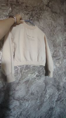 Укороченная толстовка Зара zara
