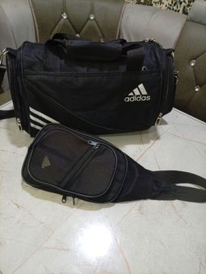 Adidas Спортивная сумка + Барсетка через плечо