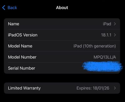 Ipad 10  64/ wifi 2022 LLA