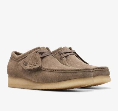 Clarks Wallabee Dark Grey Suede