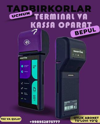 tekinga kassa oparat va terminal tadbirkorlar uchun