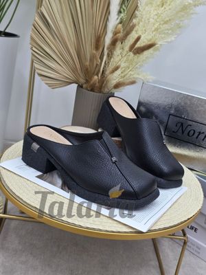 Женские кожаные туфли, каблук 5 см