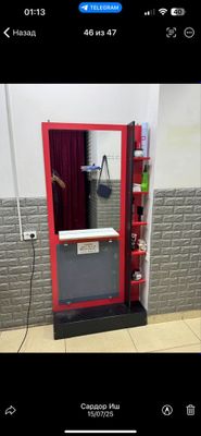 Продается 2 зеркало для салона. Шкаф для салона красота.