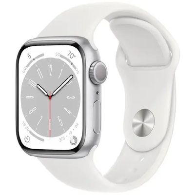 Apple watch 8 45mm white 99% Full Masla