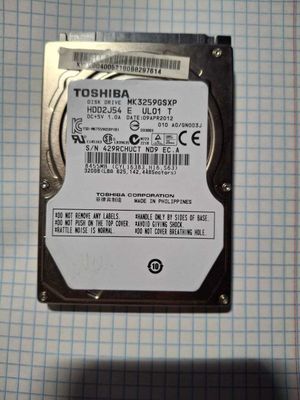 Жесткий диск для ноутбука HDD 2,5 , 320 Gb б/у