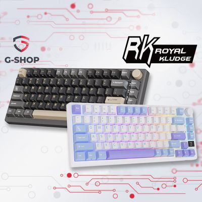 Механическая беспроводная клавиатура с подсветкой Royal Kludge M75 RGB