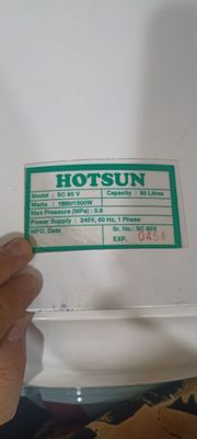 Продается бойлер водонагреватель hotsun 80 литр