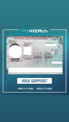 Amerika vizasiga - Американская виза