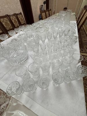 АСЛ Хрусталла сотилади хаммаси хакикий тоза хрусталь 24%ли КВАРЦ