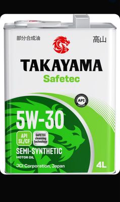 TAKAYAMA safetec 5W-30 моторное масло 4 литра