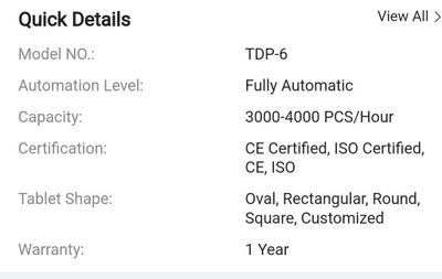 Tabletka apparat TDP-6