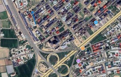 Олмазор тумани бетонкада (ориентир Келес мости) 3 сотик ер