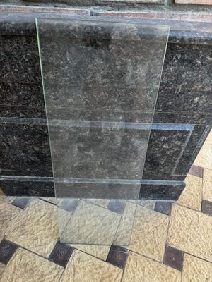 Полки стекло, Размер 40 см длинна,15 см. 6 шт