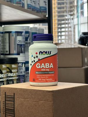 Now Gaba 500 mg 100 капсул