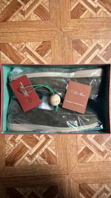 Loro Piana лоферы цветом хаки 43  |почти Новые