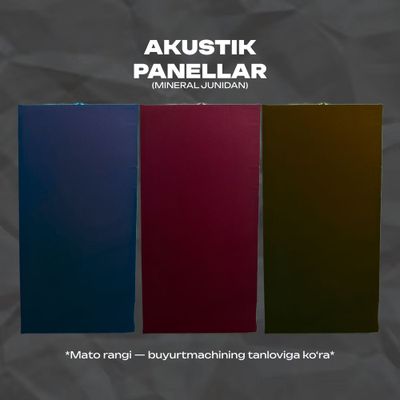 Akustik panellar