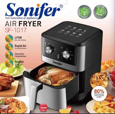 Аэрогриль Фритюрница Мультиварка Sonifer sf-1017 Air Fryer aerogril