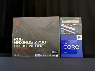 Intel Core i9-14900KF+ G.Skill Trident RGB 48GB 8000Mhz+ ROG Z790 Apex