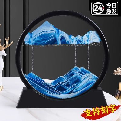 3 D песочные часы для декора интерьера стеклянные