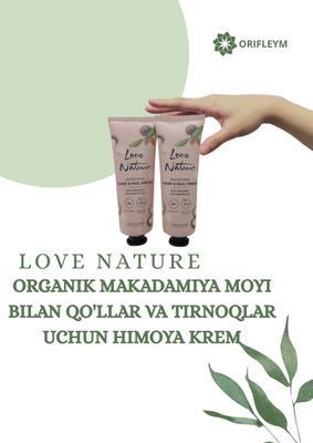 QO'L KREM QOLARNI YUMSHATIB TERINI NAMLATIRADI