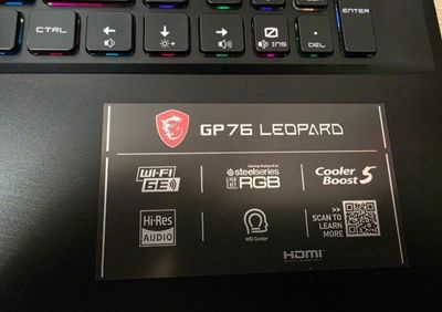 Игровой ноутбук MSI GP 76 Leopard 17.3 RTX 3070 8gb