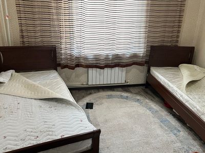 2 кровати с ортопедическими матрасами