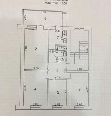 Ц-13 Лабзак 4-комнатная 4/4 85 м² кирпич 2х6 балкон чистая