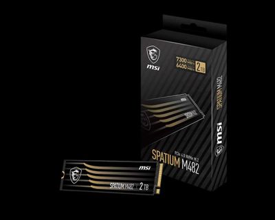 Новый SSD NVMe MSI SPATIUM Series M482 2TB. Скорость до 7,300 MBps.