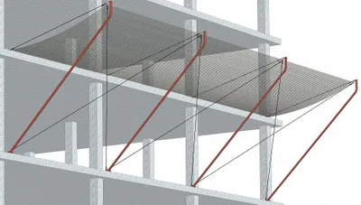 ЗУС – Защитно-Улавливающая Сетка (6×3.5 м, комплект)