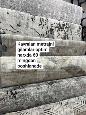 Kavralan gilam optim sotamiz ustonofka qilamiz narxi keshilgan arzon