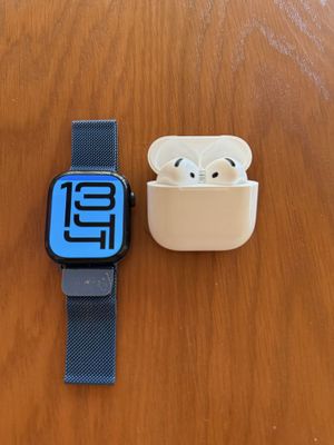 iwatch 10 46 mm orginal 100% airpods 4 anc orginal