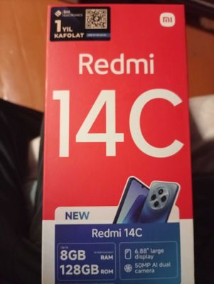 Redmi 14 C 128/8 yangi sotiladi 1oy tutilgan