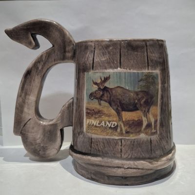 Сувенирная пивная кружка из Финляндии