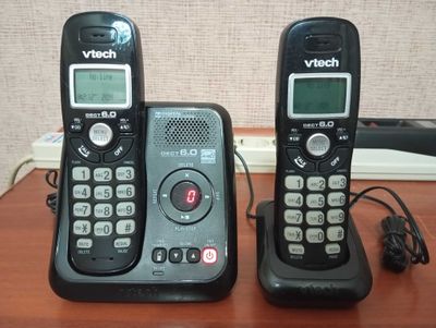 Продам радиотелефон VTECH две трубки на один телефонный номер.