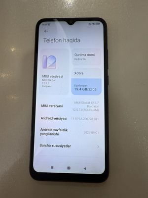 Redmi 9 A 32 gb holati ideal