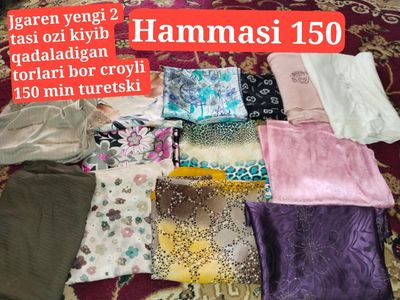 Har xil kiyimlar va detski kravat boʻlishi 600 min 2 3 marta yotilgan