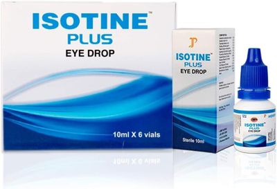 Глазные капли Isotine plus 10 мл